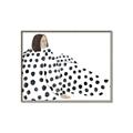 Picture of Lady Polka Dot _GroupedProduct_Rectangle_Landscape_Canvas_Framed_