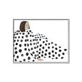 Picture of Lady Polka Dot _GroupedProduct_Rectangle_Landscape_Canvas_Framed_