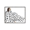 Picture of Lady Polka Dot _GroupedProduct_Rectangle_Landscape_Canvas_Framed_