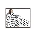 Picture of Lady Polka Dot _GroupedProduct_Rectangle_Landscape_Canvas_Framed_