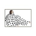 Picture of Lady Polka Dot _GroupedProduct_Rectangle_Landscape_Canvas_Framed_