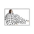 Picture of Lady Polka Dot _GroupedProduct_Rectangle_Landscape_Canvas_Framed_