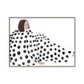 Picture of Lady Polka Dot _GroupedProduct_Rectangle_Landscape_Canvas_Framed_