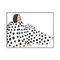 Picture of Lady Polka Dot _GroupedProduct_Rectangle_Landscape_Canvas_Framed_