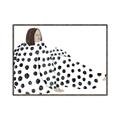 Picture of Lady Polka Dot _GroupedProduct_Rectangle_Landscape_Canvas_Framed_