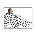 Picture of Lady Polka Dot _GroupedProduct_Rectangle_Landscape_Canvas_Framed_