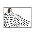Picture of Lady Polka Dot _GroupedProduct_Rectangle_Landscape_Canvas_Framed_