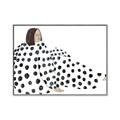 Picture of Lady Polka Dot _GroupedProduct_Rectangle_Landscape_Canvas_Framed_