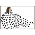 Picture of Lady Polka Dot _GroupedProduct_Rectangle_Landscape_Canvas_Framed_