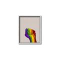 Picture of Rainbow Fist _GroupedProduct_Rectangle_Portrait_Canvas_Framed_