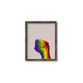Picture of Rainbow Fist _GroupedProduct_Rectangle_Portrait_Canvas_Framed_