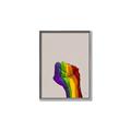 Picture of Rainbow Fist _GroupedProduct_Rectangle_Portrait_Canvas_Framed_
