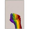 Picture of Rainbow Fist _GroupedProduct_Rectangle_Portrait_Canvas_Framed_