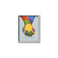 Picture of Rainbow Hands _GroupedProduct_Rectangle_Portrait_Canvas_Framed_