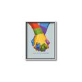 Picture of Rainbow Hands _GroupedProduct_Rectangle_Portrait_Canvas_Framed_