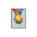 Picture of Rainbow Hands _GroupedProduct_Rectangle_Portrait_Canvas_Framed_