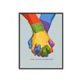 Picture of Rainbow Hands _GroupedProduct_Rectangle_Portrait_Canvas_Framed_