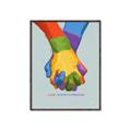Picture of Rainbow Hands _GroupedProduct_Rectangle_Portrait_Canvas_Framed_
