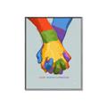 Picture of Rainbow Hands _GroupedProduct_Rectangle_Portrait_Canvas_Framed_