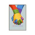Picture of Rainbow Hands _GroupedProduct_Rectangle_Portrait_Canvas_Framed_