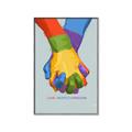 Picture of Rainbow Hands _GroupedProduct_Rectangle_Portrait_Canvas_Framed_