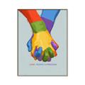 Picture of Rainbow Hands _GroupedProduct_Rectangle_Portrait_Canvas_Framed_