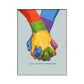 Picture of Rainbow Hands _GroupedProduct_Rectangle_Portrait_Canvas_Framed_