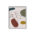 Picture of Line drawn Kiss I _GroupedProduct_Rectangle_Portrait_Canvas_Framed_