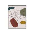 Picture of Line drawn Kiss I _GroupedProduct_Rectangle_Portrait_Canvas_Framed_