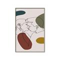 Picture of Line drawn Kiss I _GroupedProduct_Rectangle_Portrait_Canvas_Framed_
