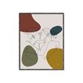 Picture of Line drawn Kiss II _GroupedProduct_Rectangle_Portrait_Canvas_Framed_