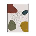 Picture of Line drawn Kiss II _GroupedProduct_Rectangle_Portrait_Canvas_Framed_