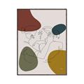 Picture of Line drawn Kiss II _GroupedProduct_Rectangle_Portrait_Canvas_Framed_