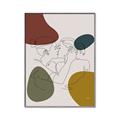 Picture of Line drawn Kiss II _GroupedProduct_Rectangle_Portrait_Canvas_Framed_