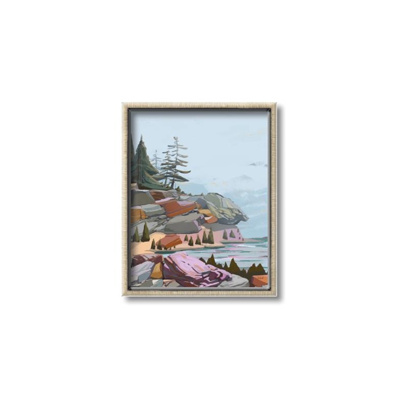 Picture of Coastal Feel I _GroupedProduct_Rectangle_Portrait_Canvas_Framed_