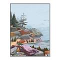 Picture of Coastal Feel I _GroupedProduct_Rectangle_Portrait_Canvas_Framed_