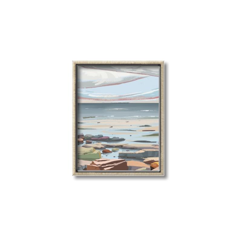 Picture of Coastal Feel II _GroupedProduct_Rectangle_Portrait_Canvas_Framed_