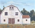 Picture of Red roof barn _GroupedProduct_Rectangle_Landscape_Unframed_Print_Only_