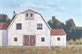 Picture of Red roof barn _GroupedProduct_Rectangle_Landscape_Unframed_Print_Only_