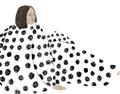 Picture of Lady Polka Dot _GroupedProduct_Rectangle_Landscape_Unframed_Print_Only_