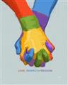 Picture of Rainbow Hands _GroupedProduct_Rectangle_Portrait_Unframed_Print_Only_