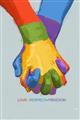 Picture of Rainbow Hands _GroupedProduct_Rectangle_Portrait_Unframed_Print_Only_