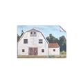 Picture of Red roof barn _GroupedProduct_Rectangle_Landscape_Unframed_Print_Only_