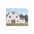 Picture of Red roof barn _GroupedProduct_Rectangle_Landscape_Unframed_Print_Only_