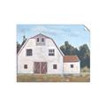 Picture of Red roof barn _GroupedProduct_Rectangle_Landscape_Unframed_Print_Only_