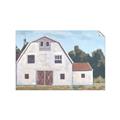Picture of Red roof barn _GroupedProduct_Rectangle_Landscape_Unframed_Print_Only_