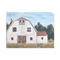 Picture of Red roof barn _GroupedProduct_Rectangle_Landscape_Unframed_Print_Only_