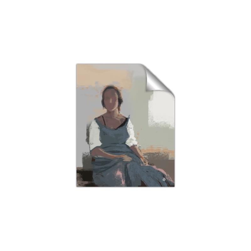 Picture of Sitting Solo _GroupedProduct_Rectangle_Portrait_Unframed_Print_Only_