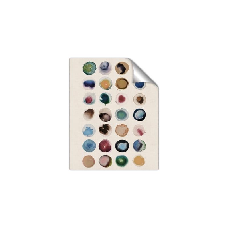 Picture of Water Colour Spots _GroupedProduct_Rectangle_Portrait_Unframed_Print_Only_