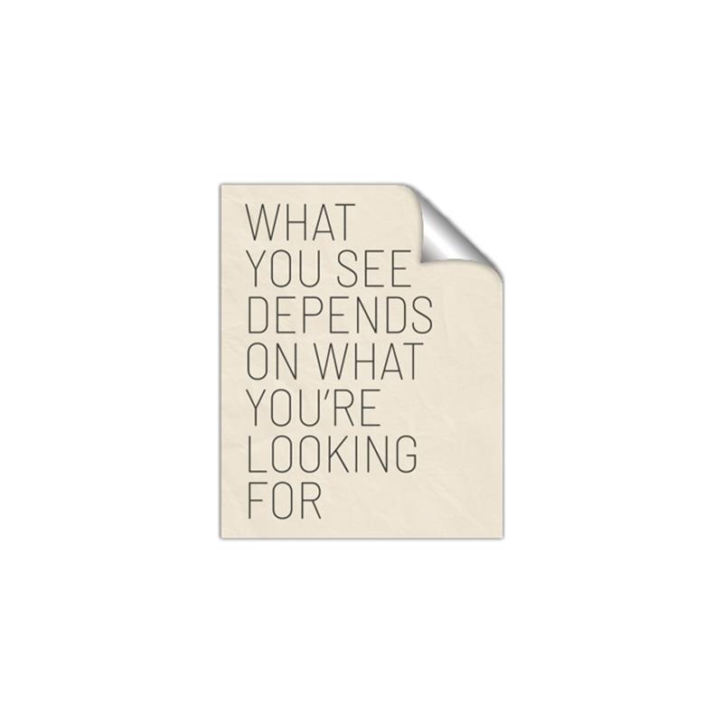 Picture of What you See _GroupedProduct_Rectangle_Portrait_Unframed_Print_Only_